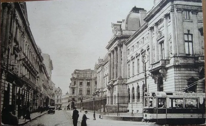 View of Strada Lipscani in the interwar period, Bucharest