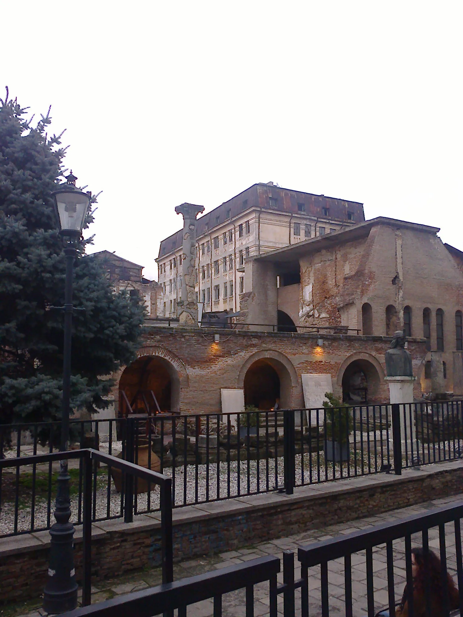 The Old Princely Court (Curtea Veche) ruins and palace in Bucharest, 2016