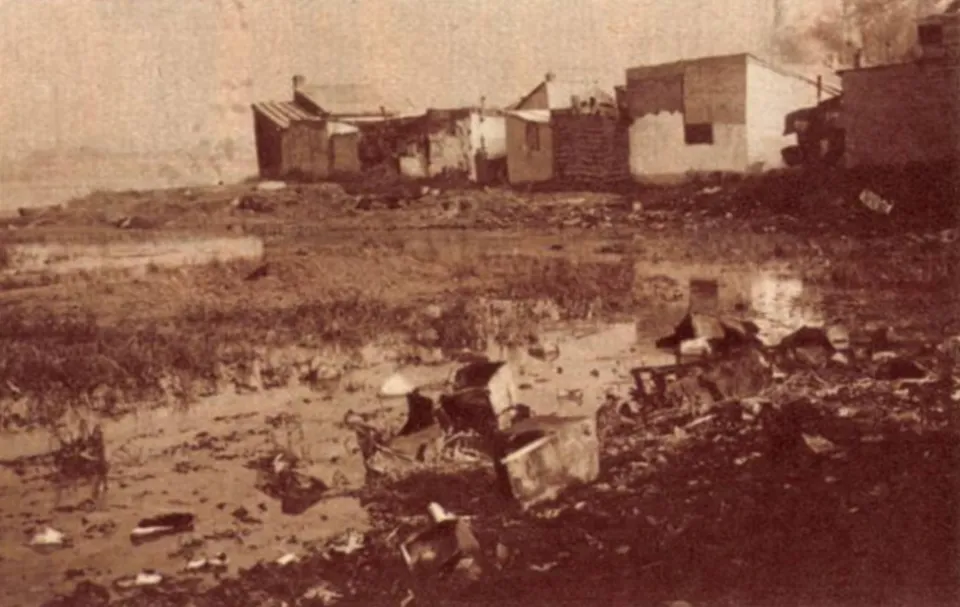 Lacul Floreasca si zona de groapa de gunoi din martie 1934