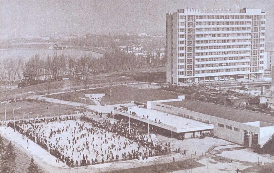 Patinoarul artificial Floreasca in 1965, Bucuresti