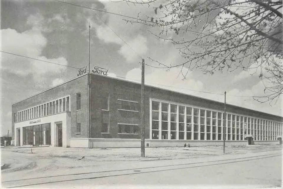 Fabrica de automobile Ford din Floreasca, Bucuresti, 1935