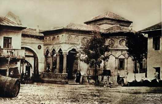 Biserica Stavropoleos din Bucuresti, fotografie din 1860