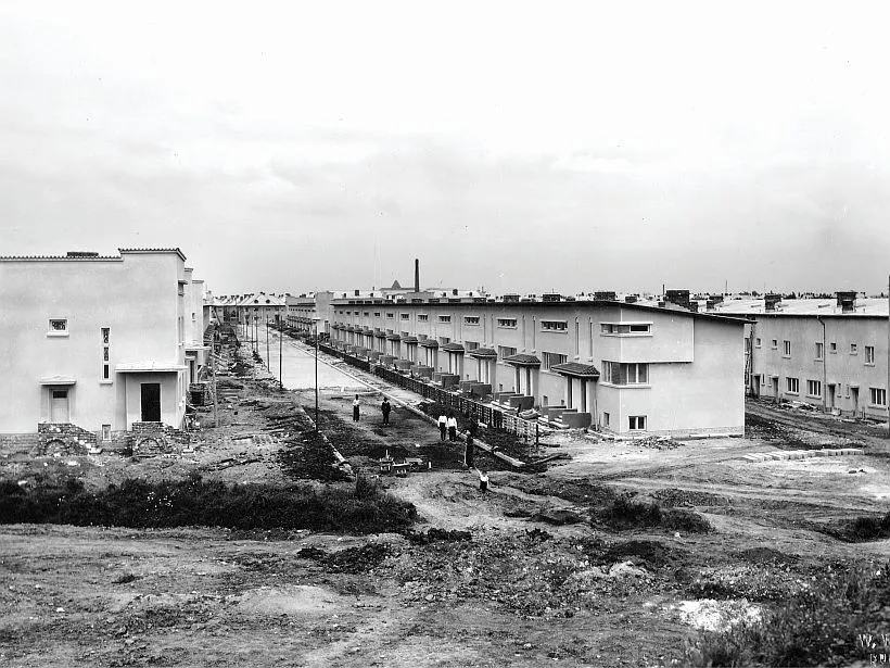 Cartierul Vatra Luminoasa in perioada constructiei, anii 1930