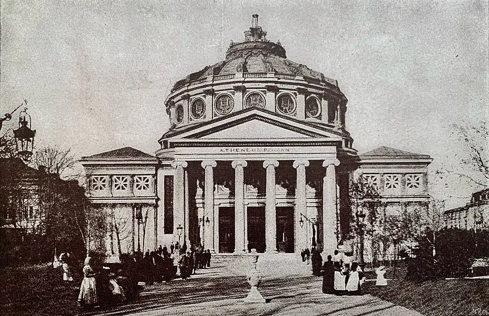 The Romanian Athenaeum during the Belle Epoque or interwar period